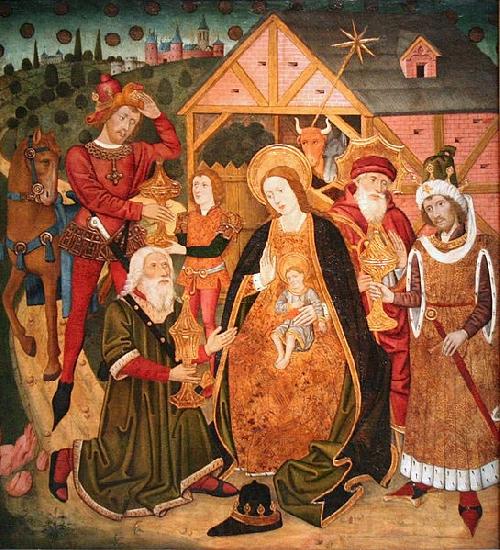 Master of the Prelate Mur The Adoration of the Magi Norge oil painting art